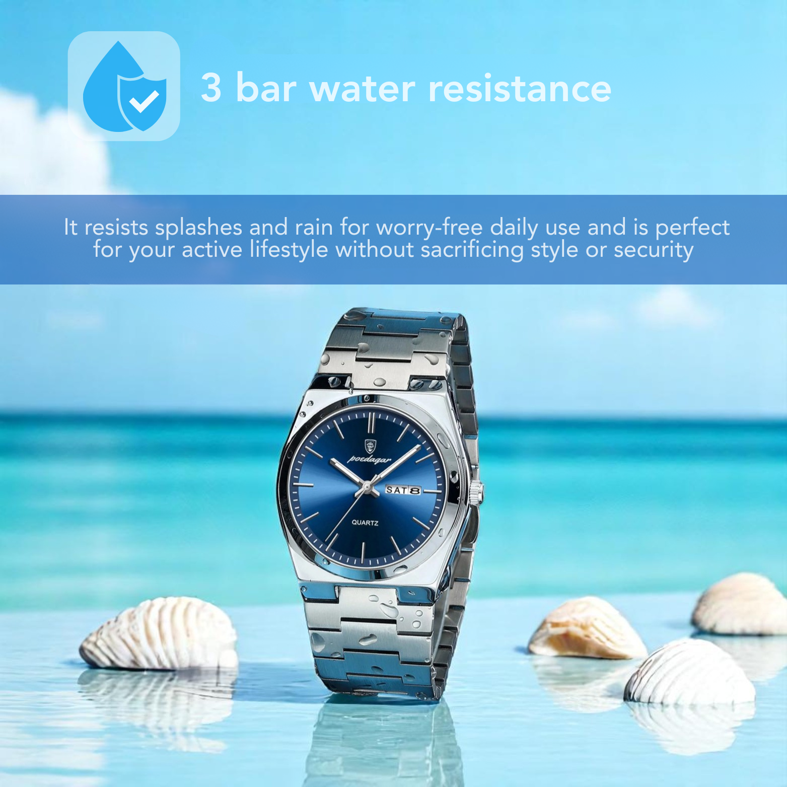 Luxury Casual Steel Watch