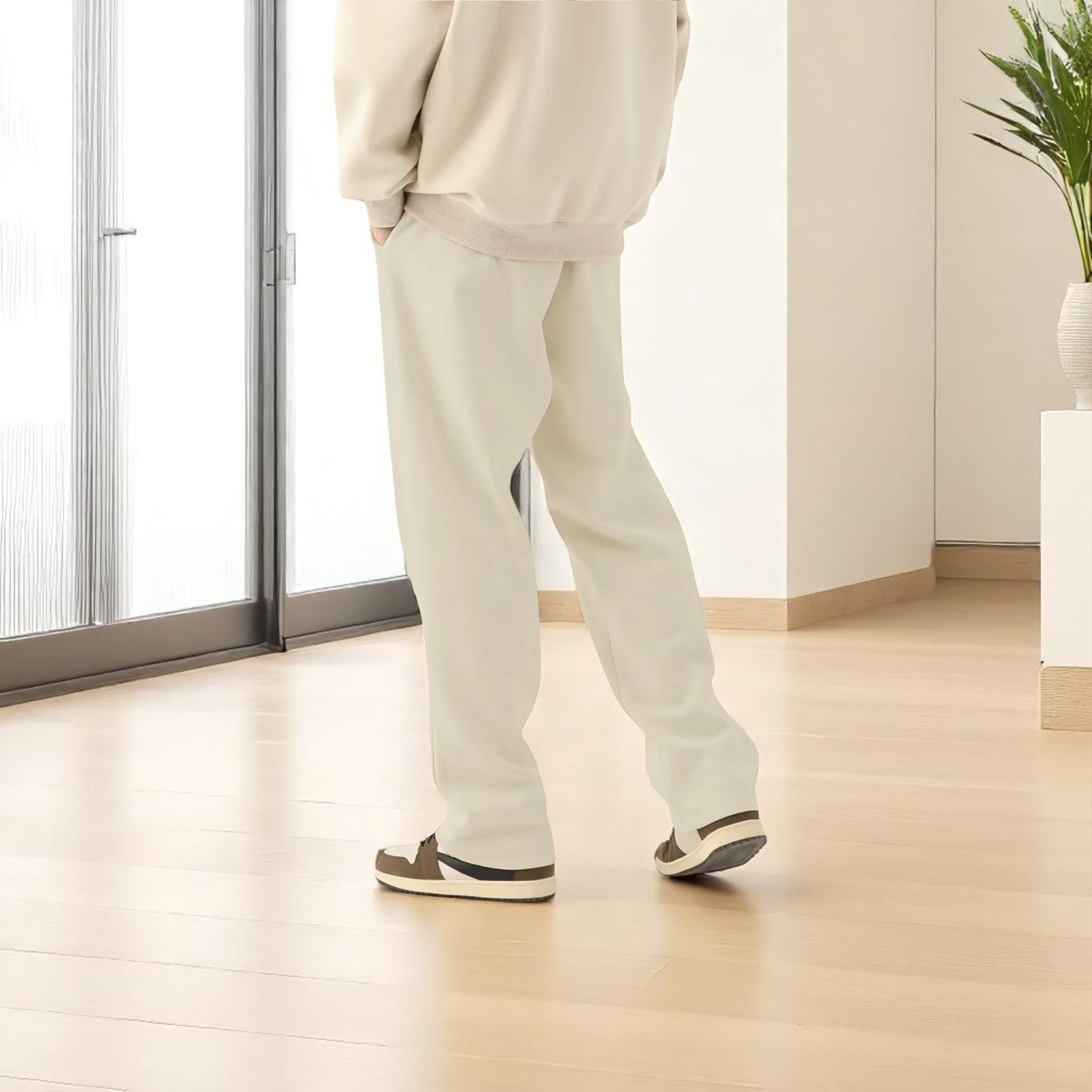 Men baggy joggers walking modern style – The Crew