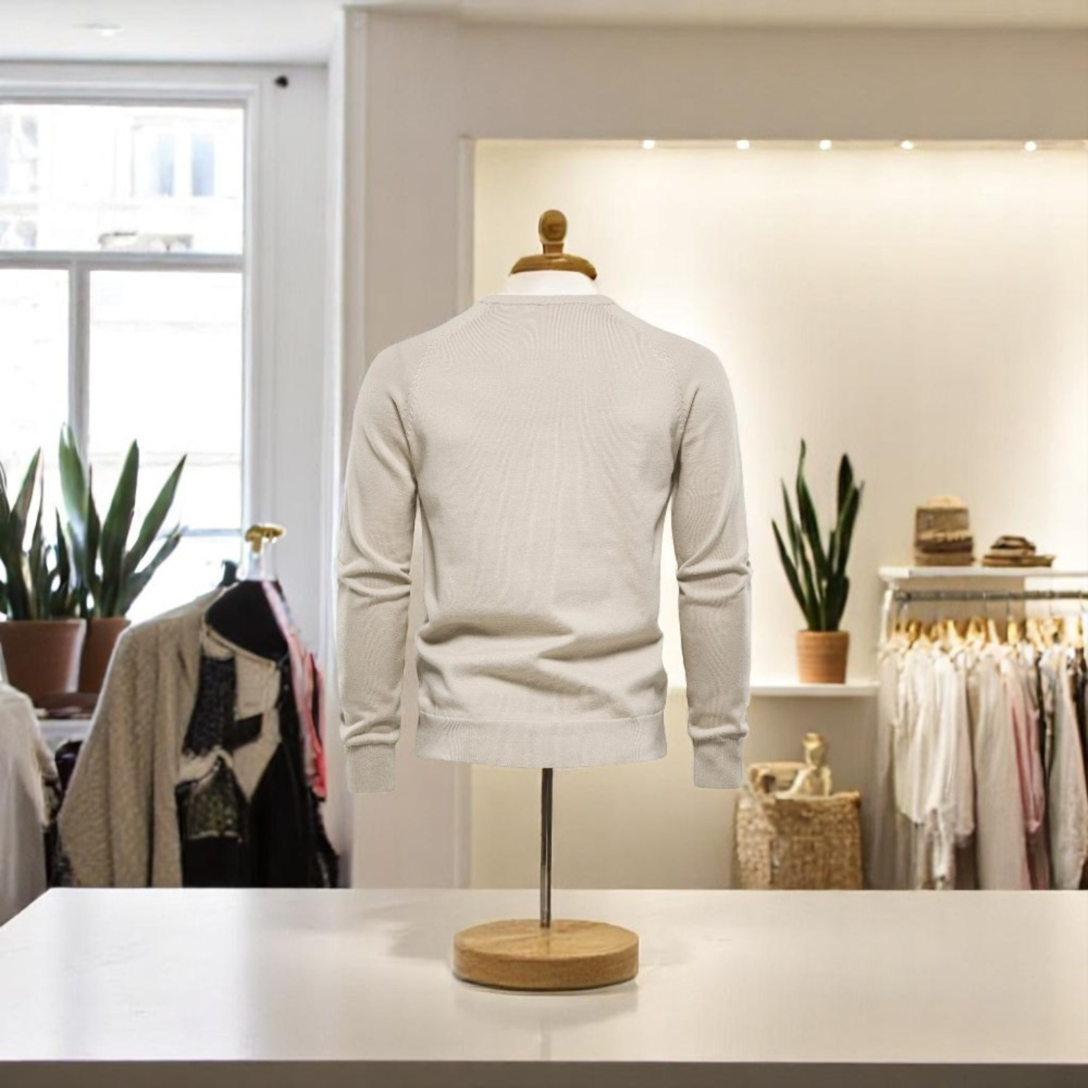 Basic Winter Diamond Sweater