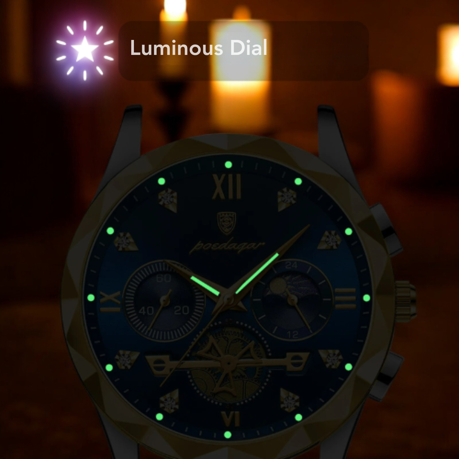 Reloj Clásico de Acero Inoxidable