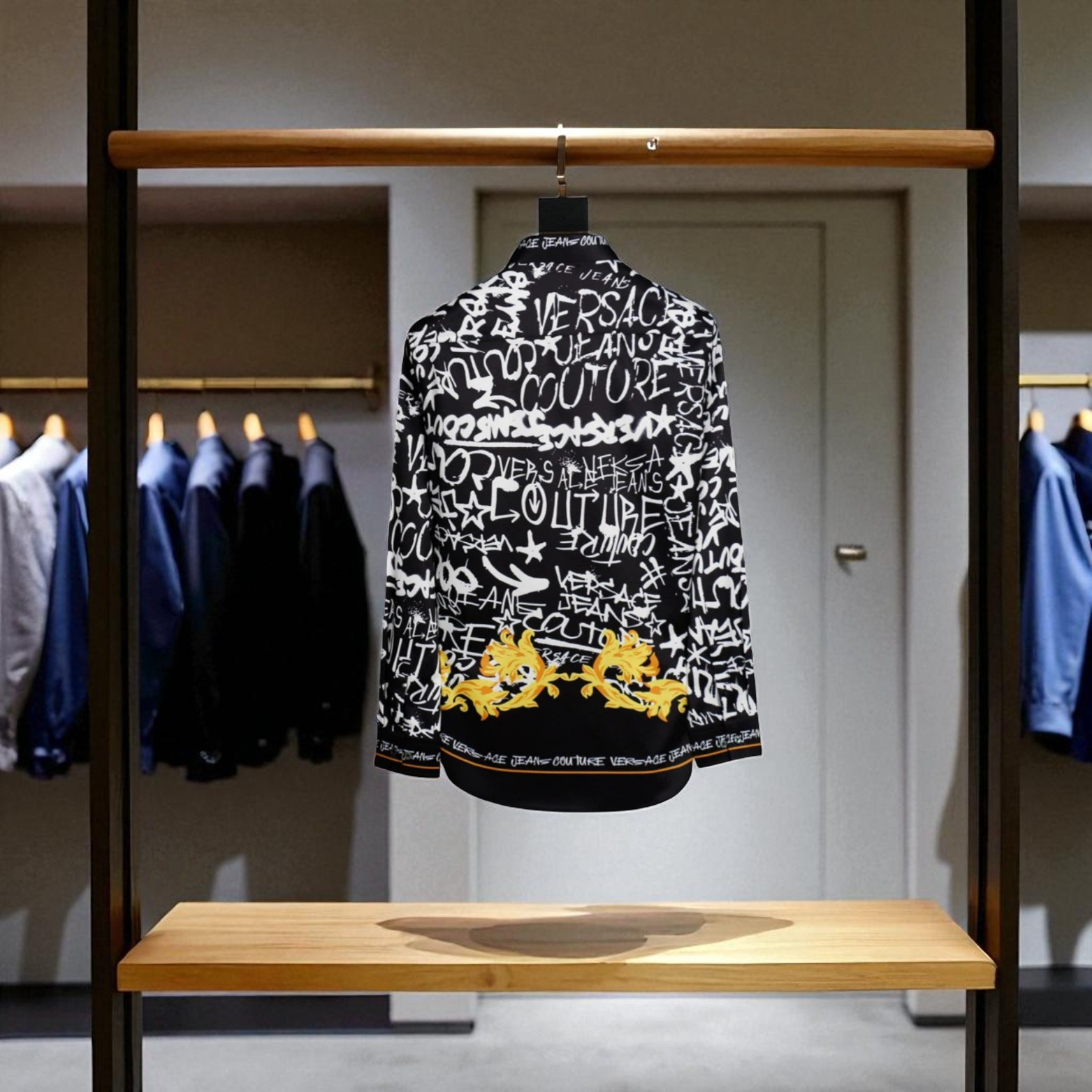 Camisa con Estampado 3D