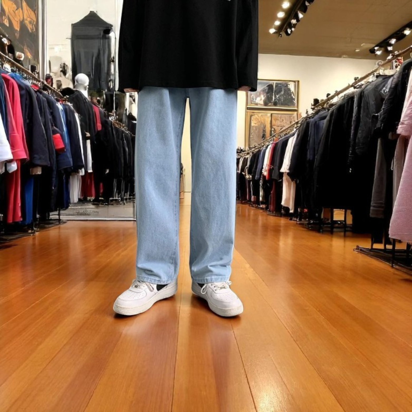 Men's Wide Streetwear Jeans