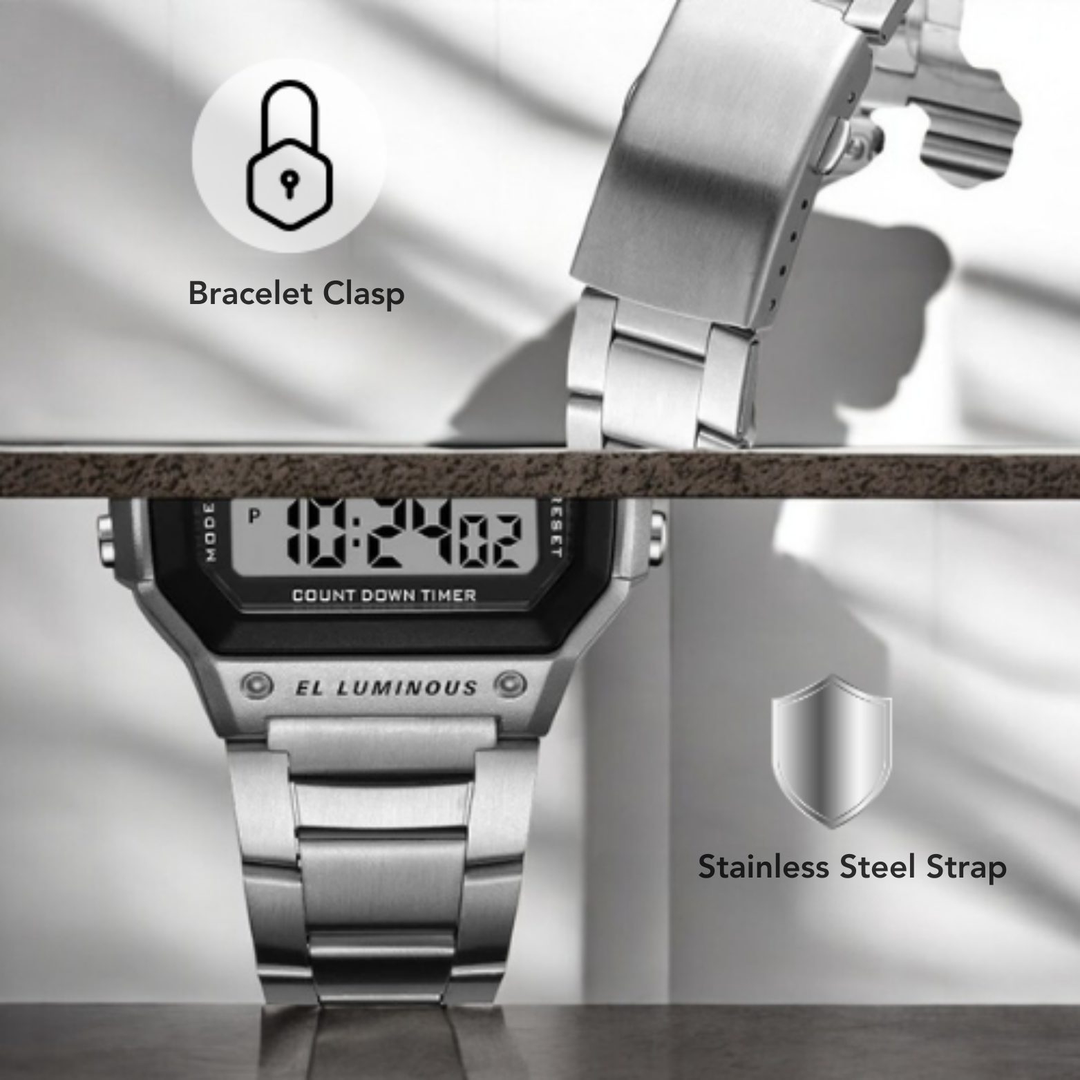 Steel Sports Watch