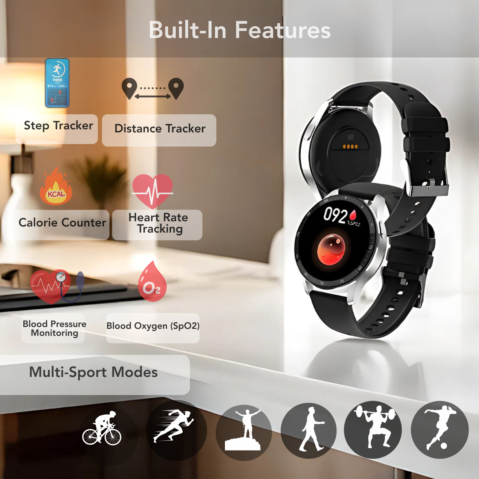 X7 Smartwatch + TWS Earphones