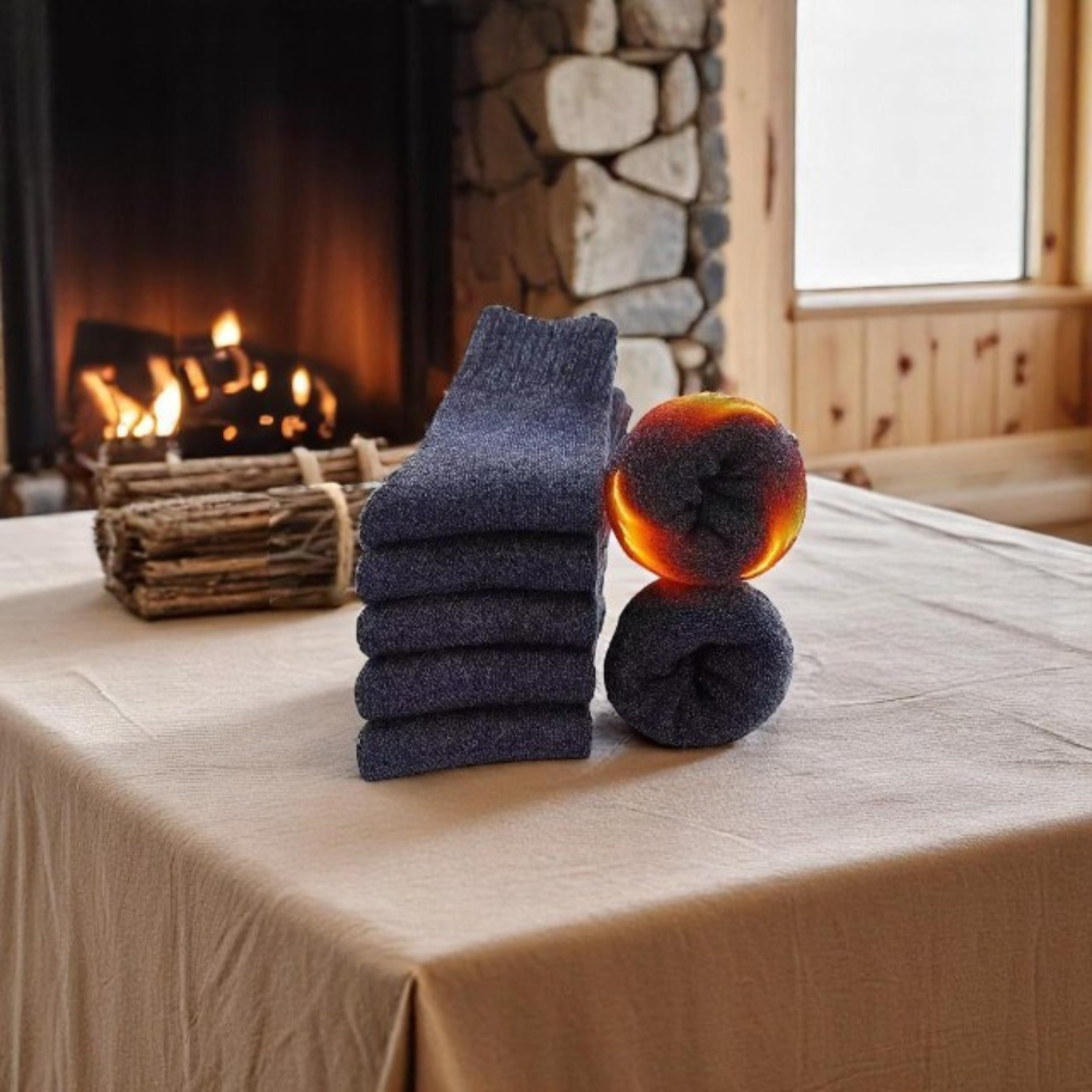 Thick Winter Socks for Men (5 pairs)