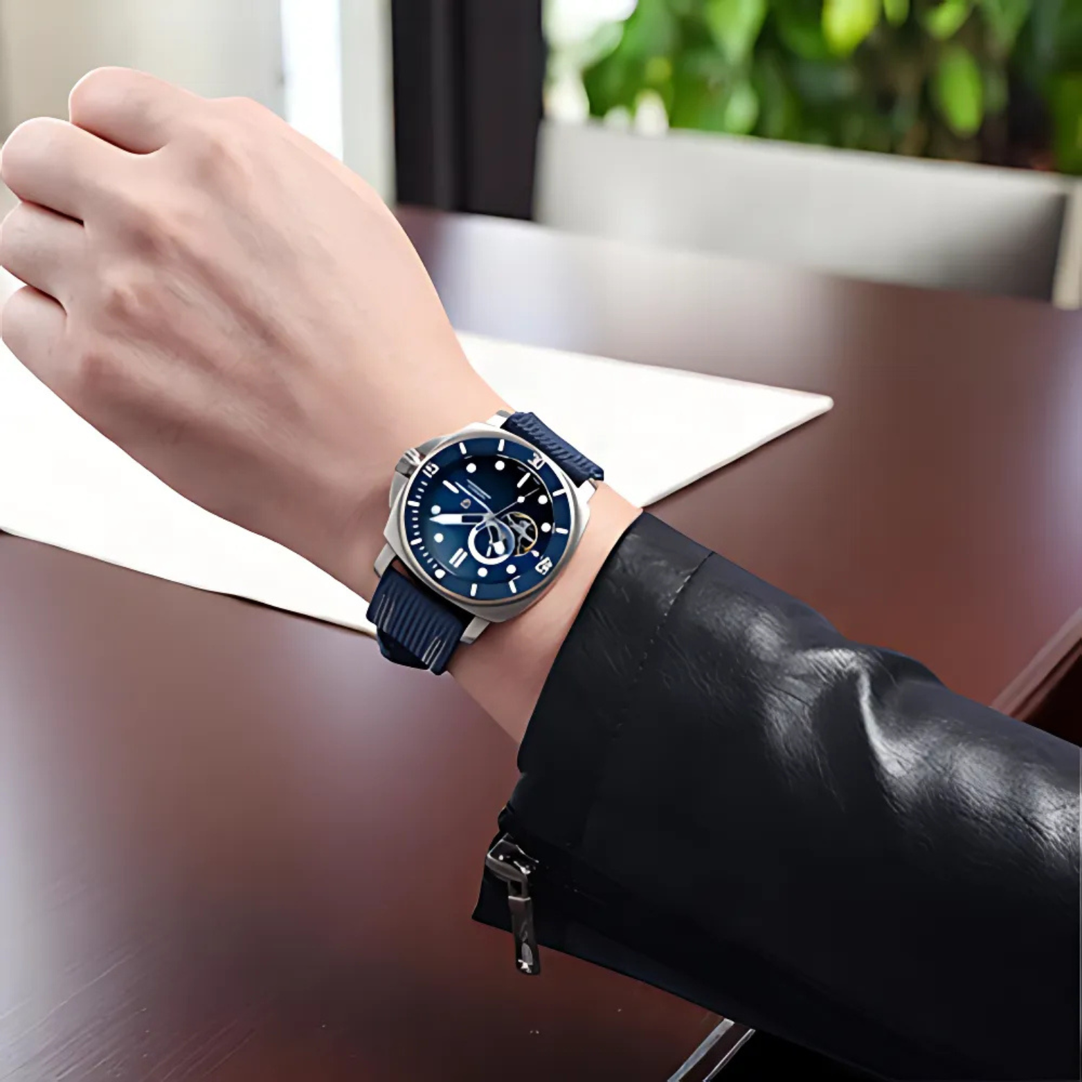Men's 20 Bar Mechanical Sports Watch