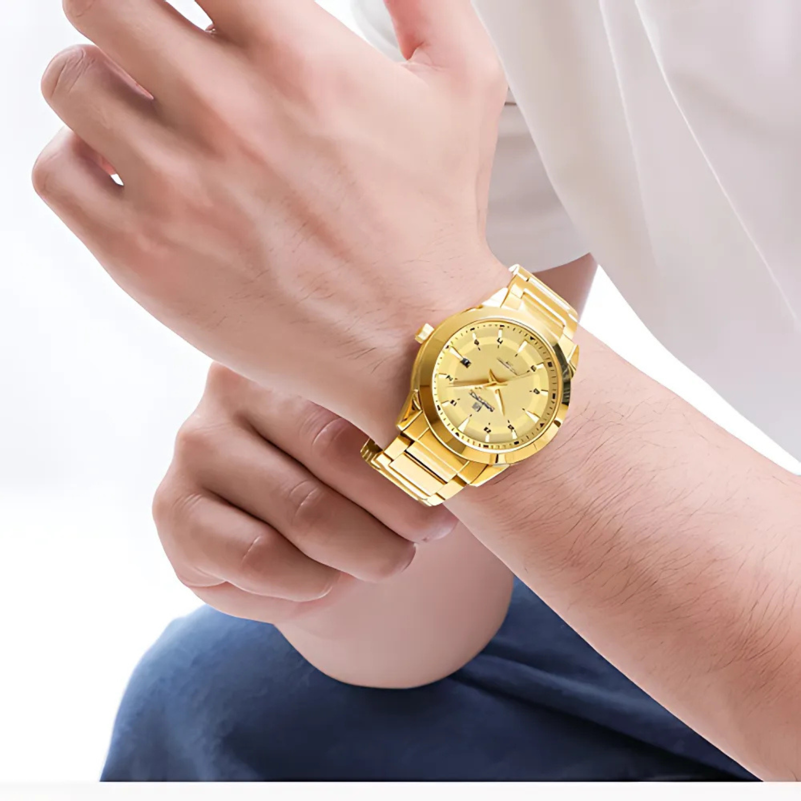 Sports Style Steel Watch