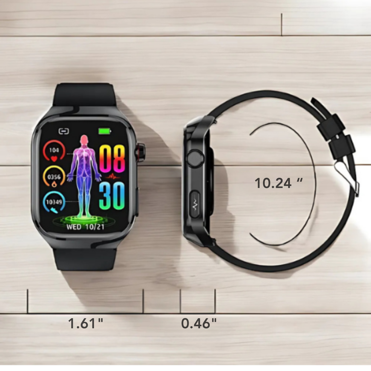 Smartwatch GUHUAVMI ECG + PPG