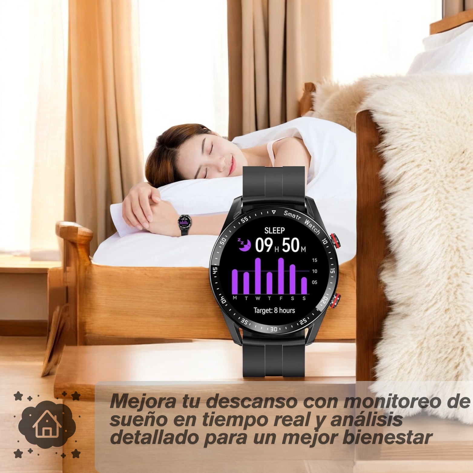 Reloj inteligente ECG Bluetooth fitness