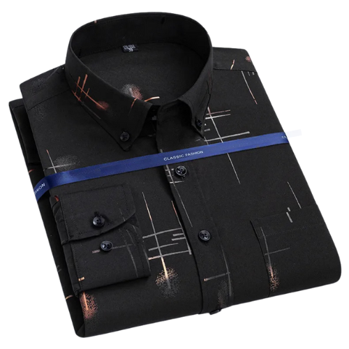Elegant Printed Shirt Fall-Winter