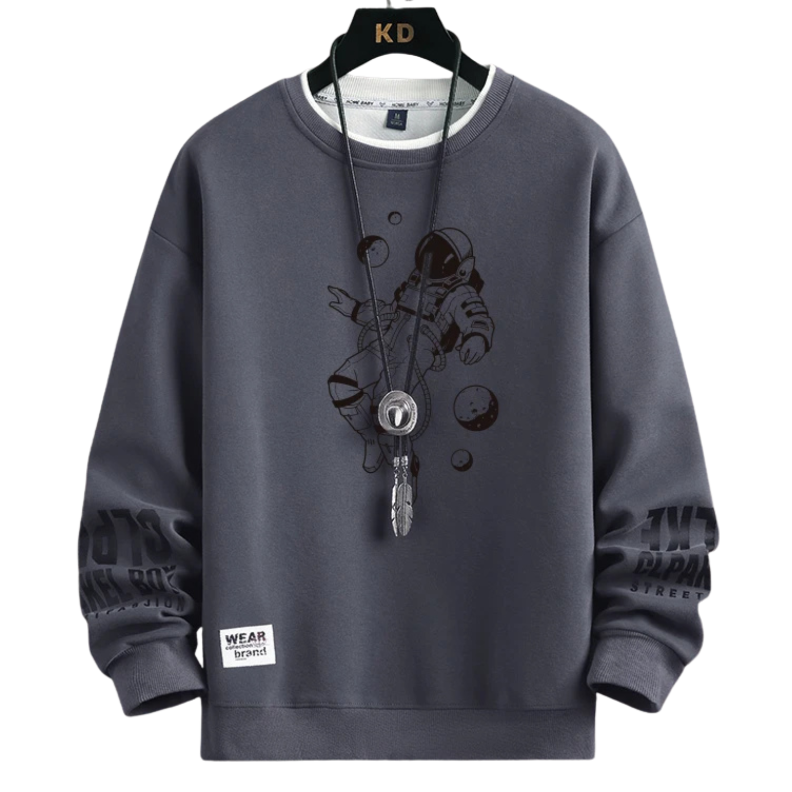 Moon Print Men’s Sweatshirt