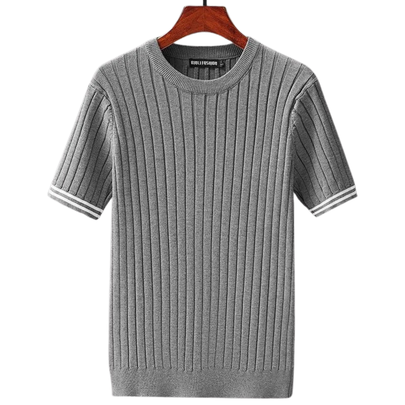Geometric Cotton T-Shirt Sweater