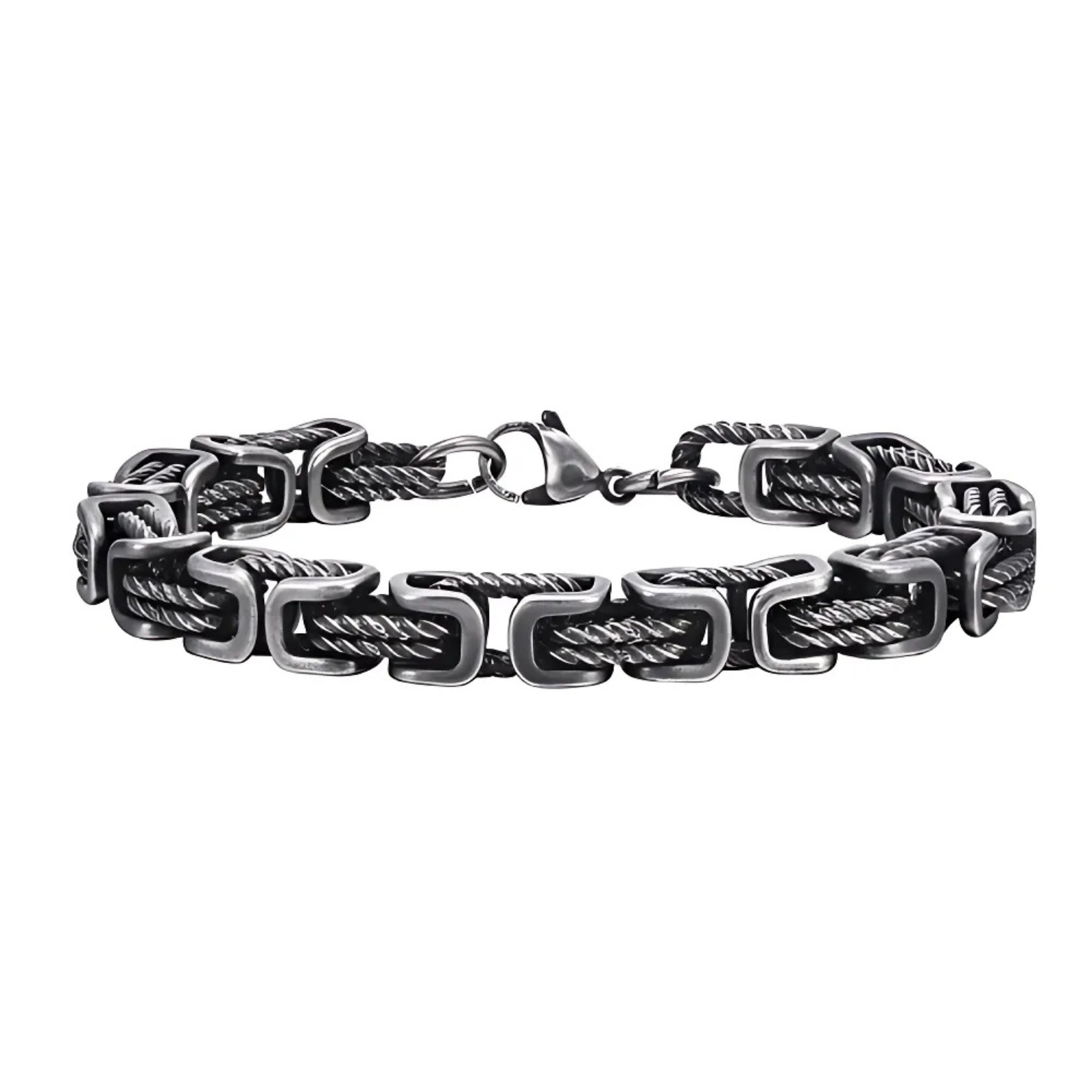Byzantine stainless steel bracelet