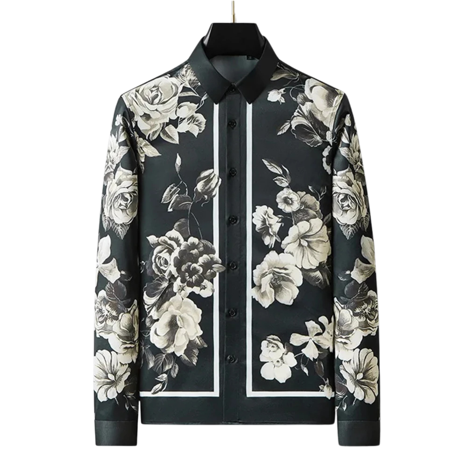 Men's Retro Printed Shirt