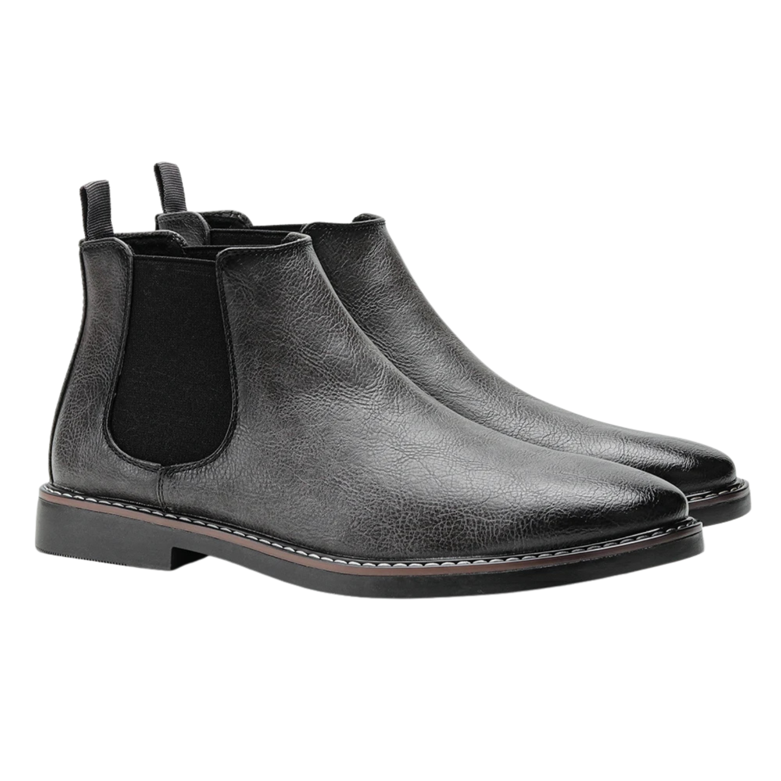 Retro Leather Chelsea Boots