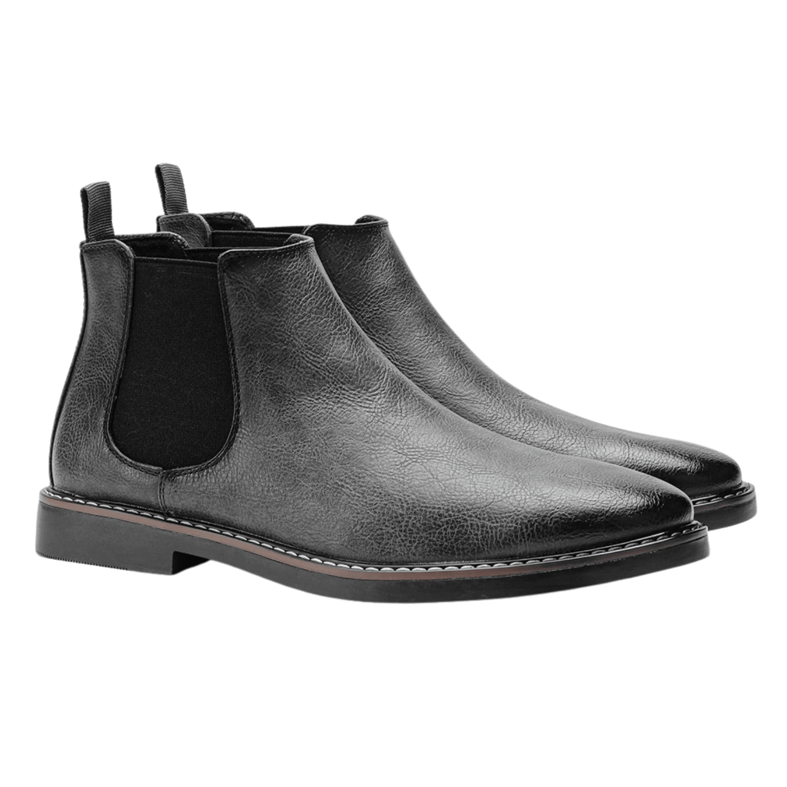 Retro Leather Chelsea Boots for Men – Vintage Ankle Style - The Crew