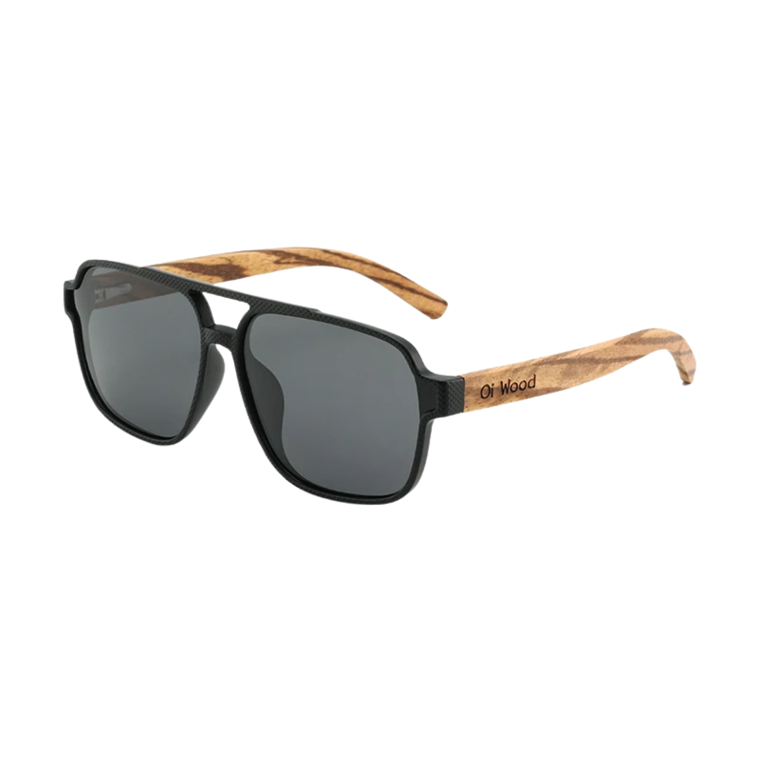 Square Polarized Wooden Glasses