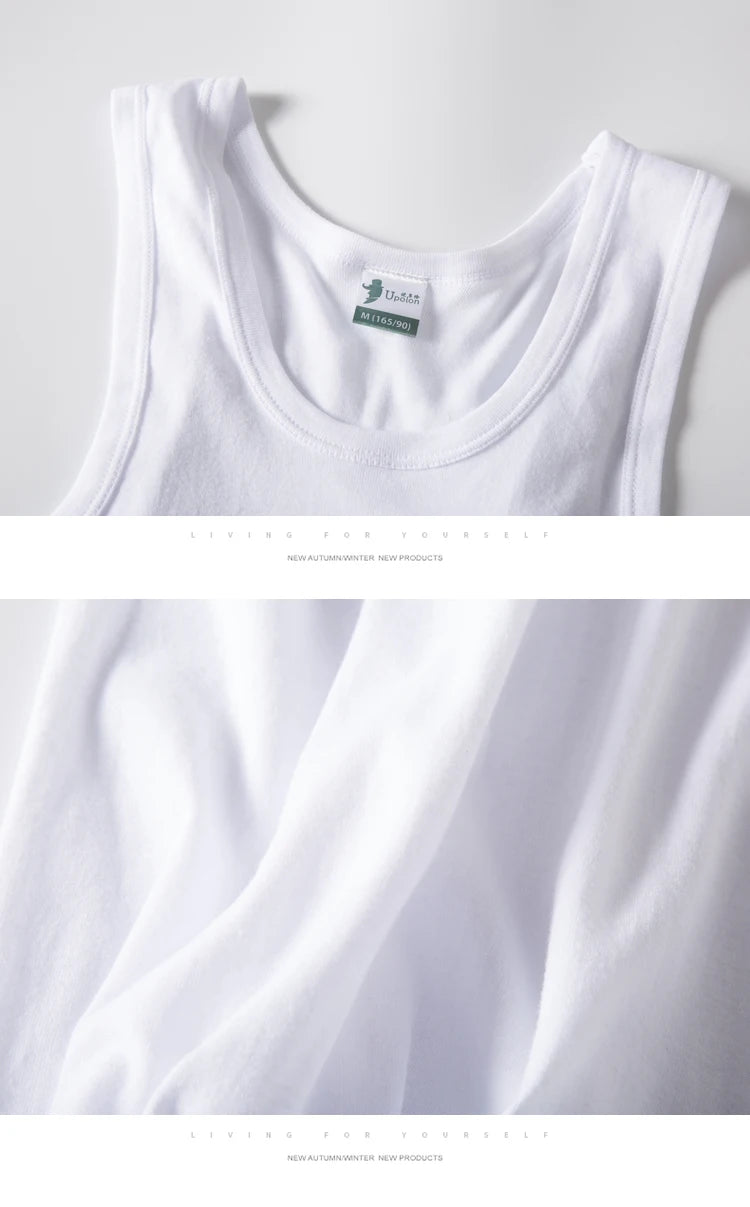 Cotton Sleeveless T-Shirt