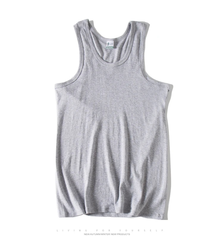 Cotton Sleeveless T-Shirt