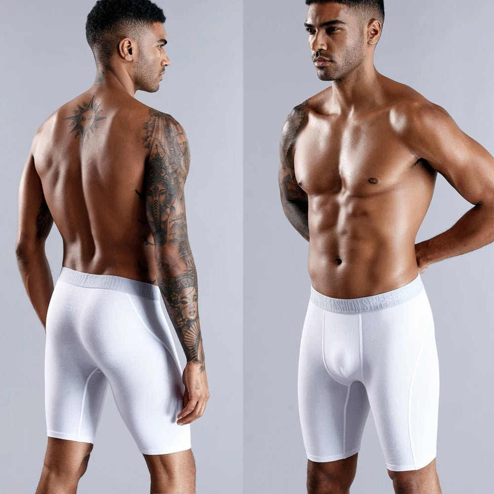 Men’s Premium Long Boxers 3 - Pack – Comfortable Fit - The Crew