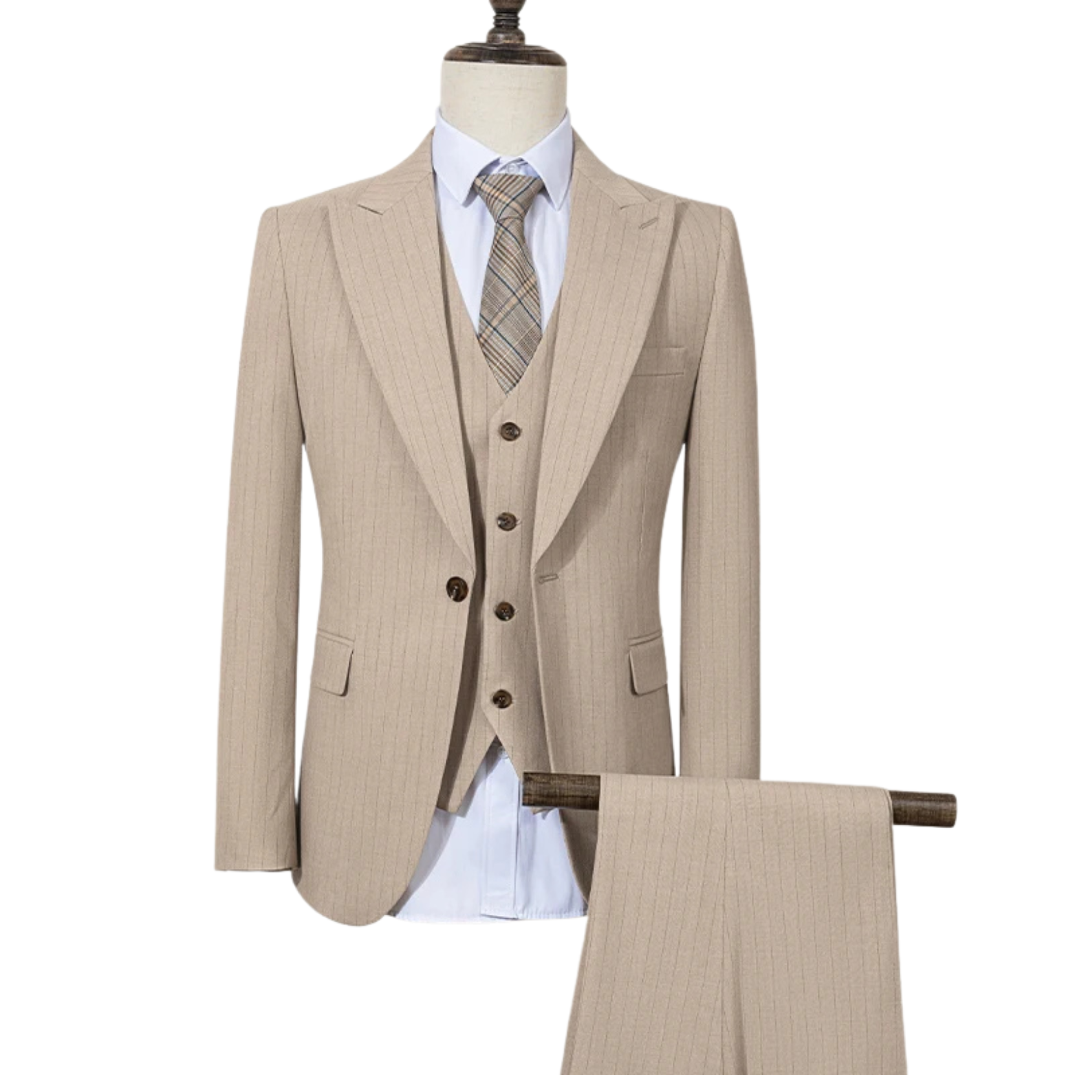 Men’s Classic Striped Suit