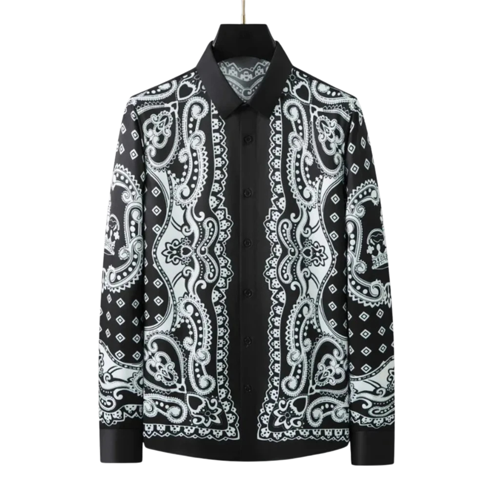 Men's Retro Printed Shirt