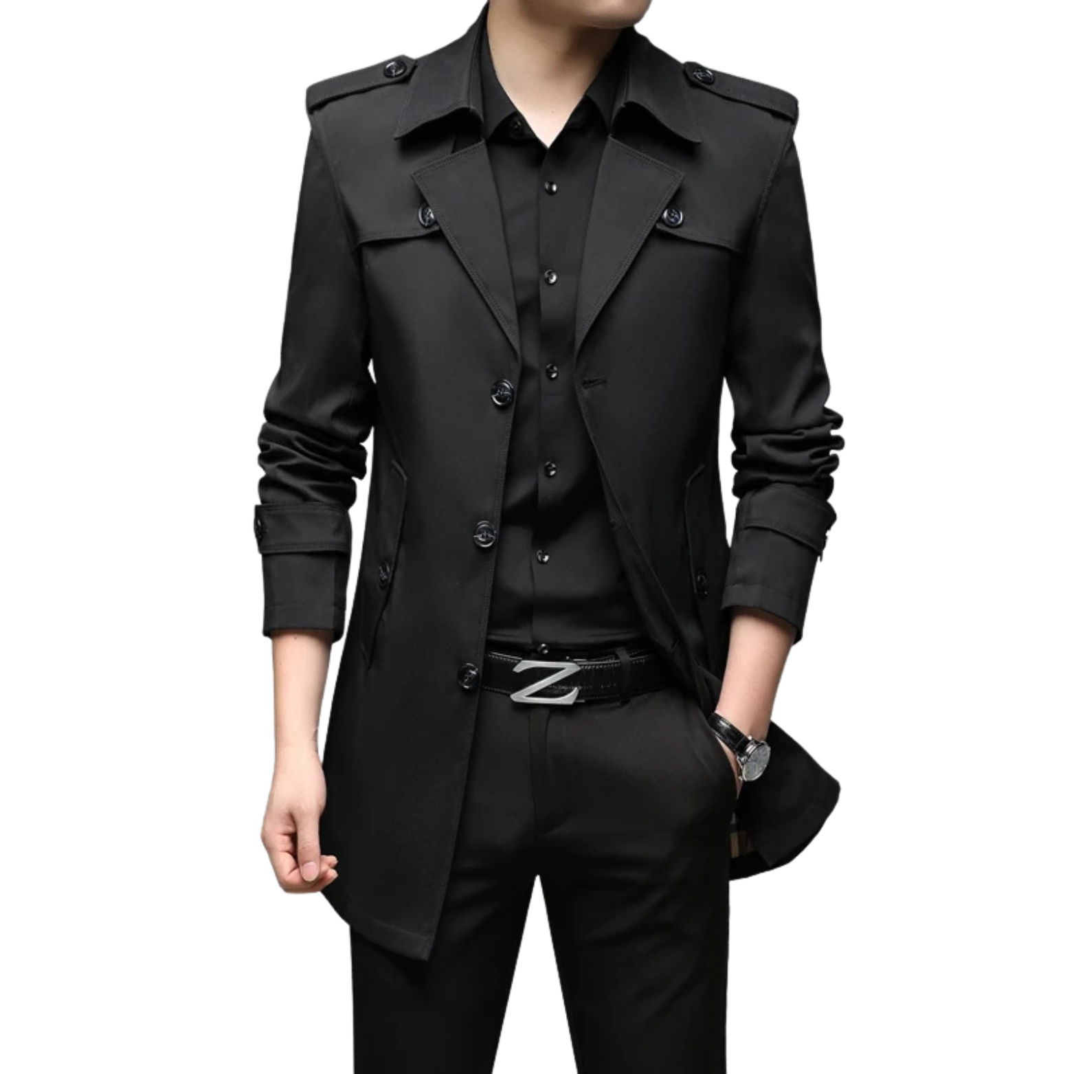 Men's Trench Coat English Style 2025