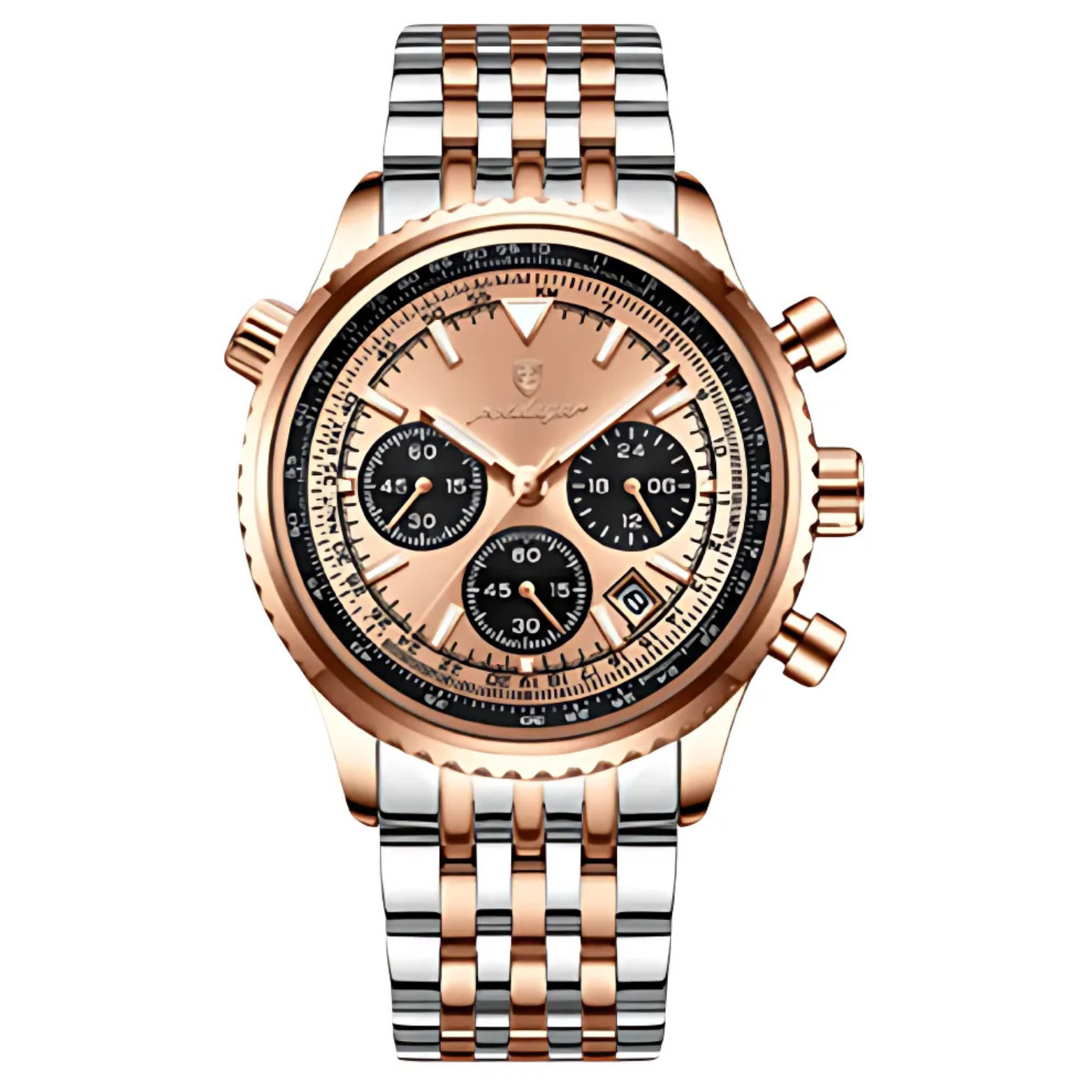Steel military watch