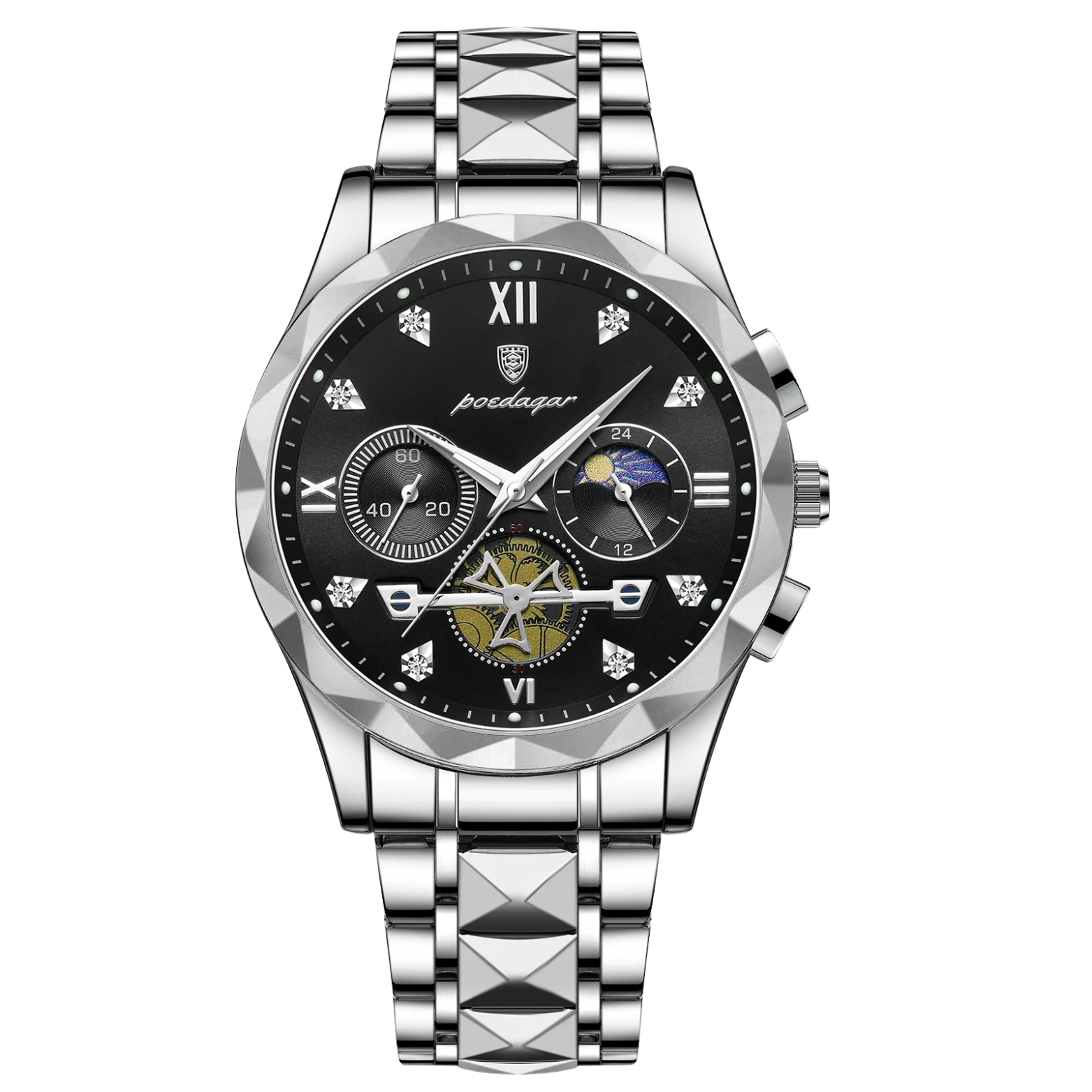 Reloj Clásico de Acero Inoxidable