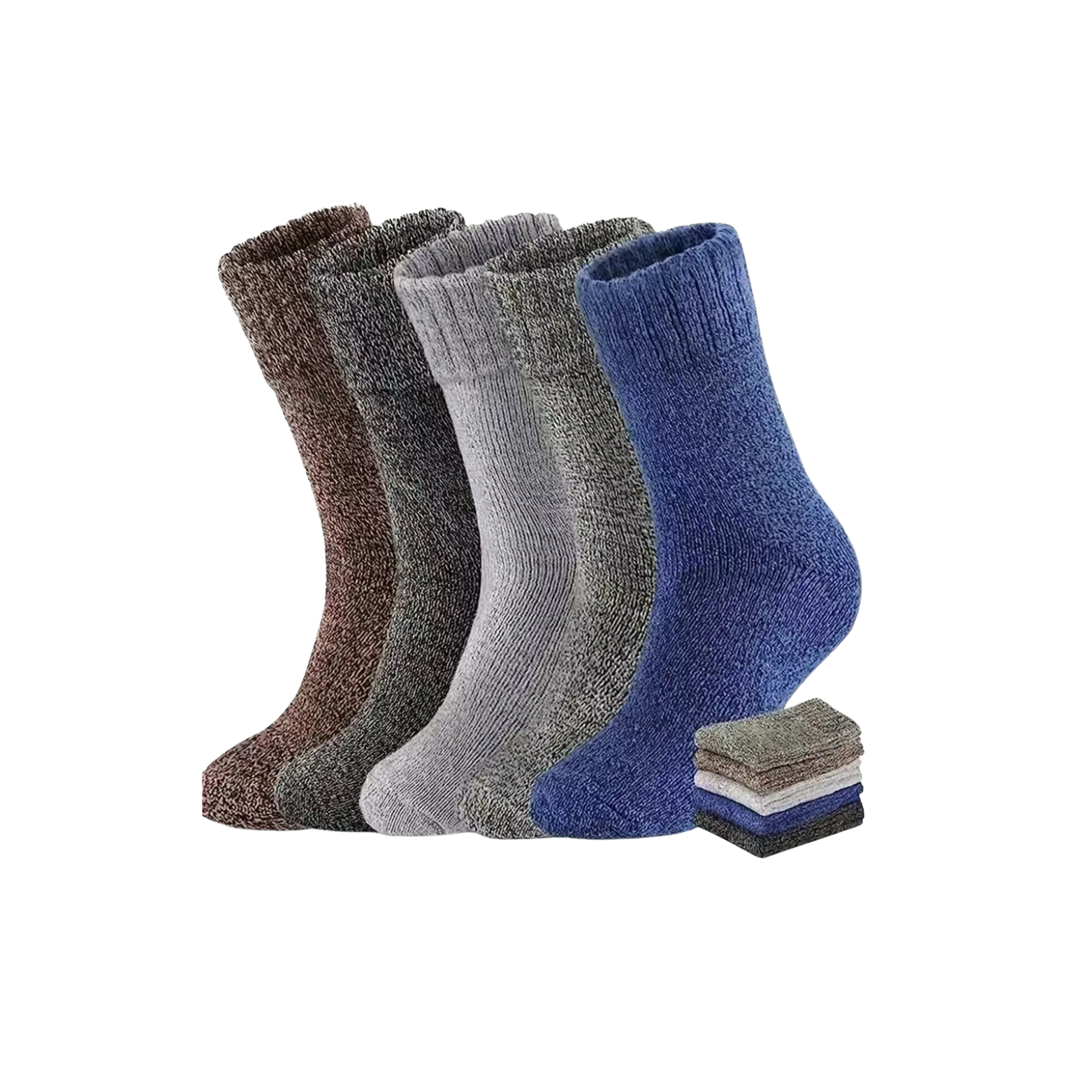 Thick Winter Socks for Men (5 pairs)