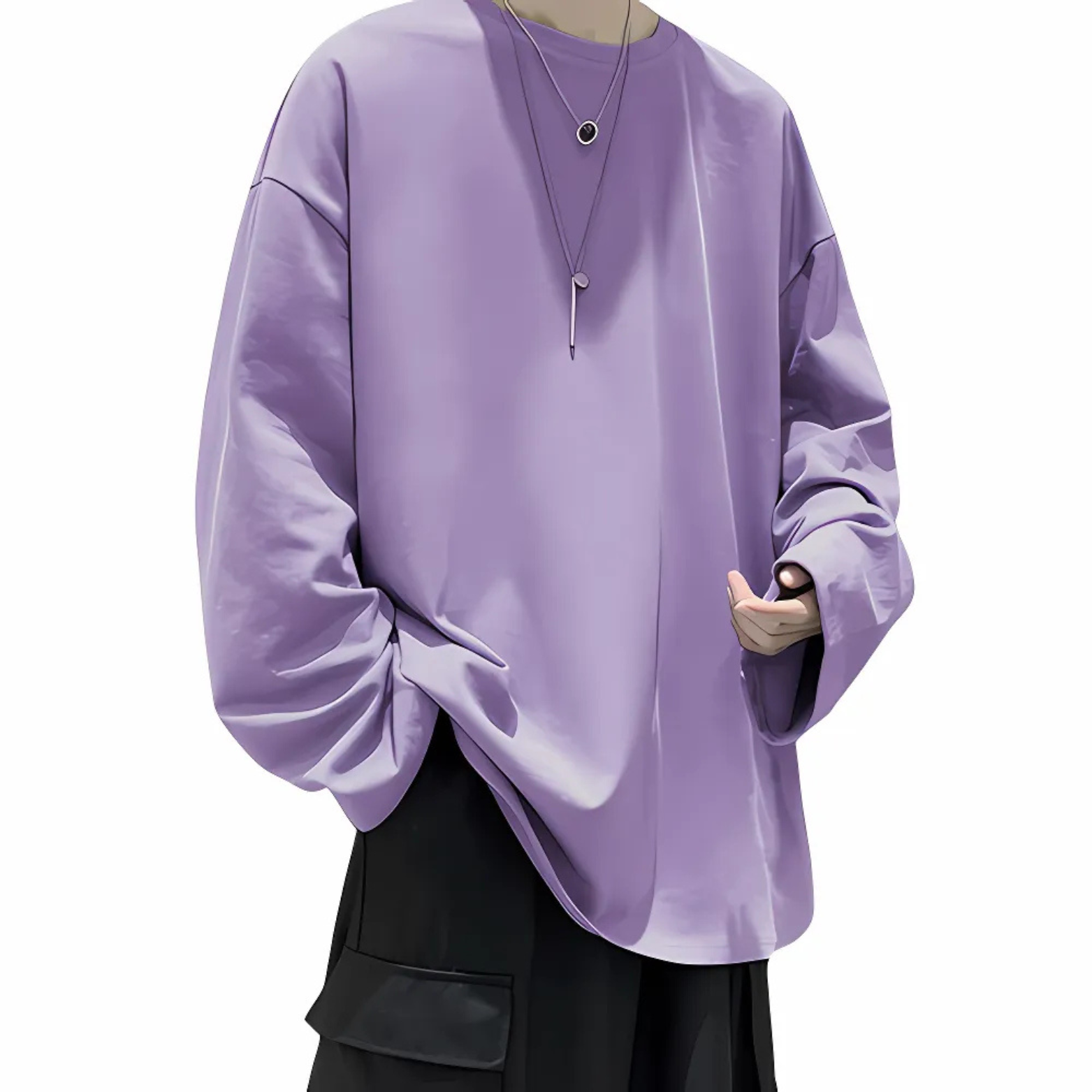 Oversized cotton T-shirt