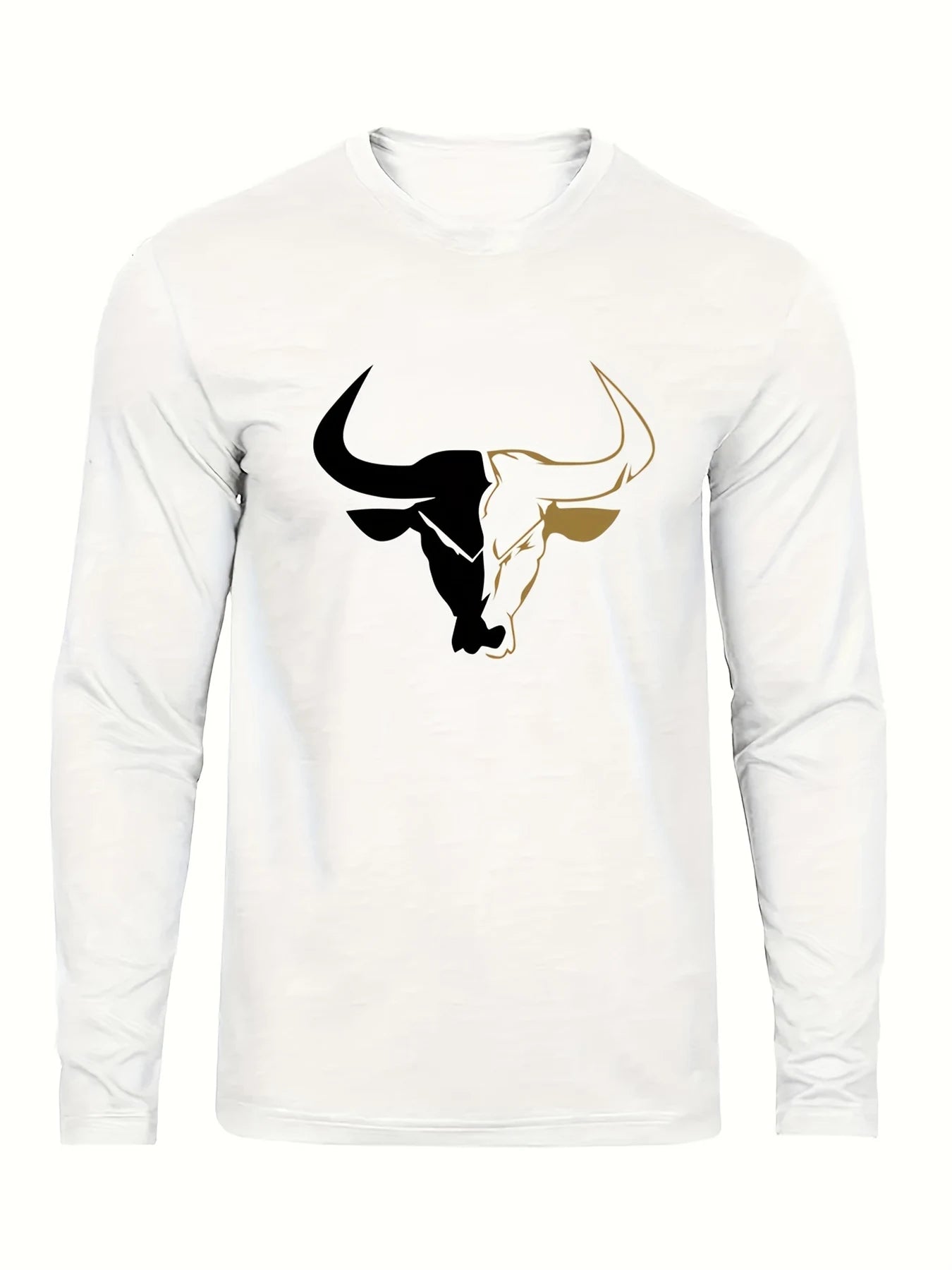 White Black Bull Print Men’s T-Shirt – The Crew