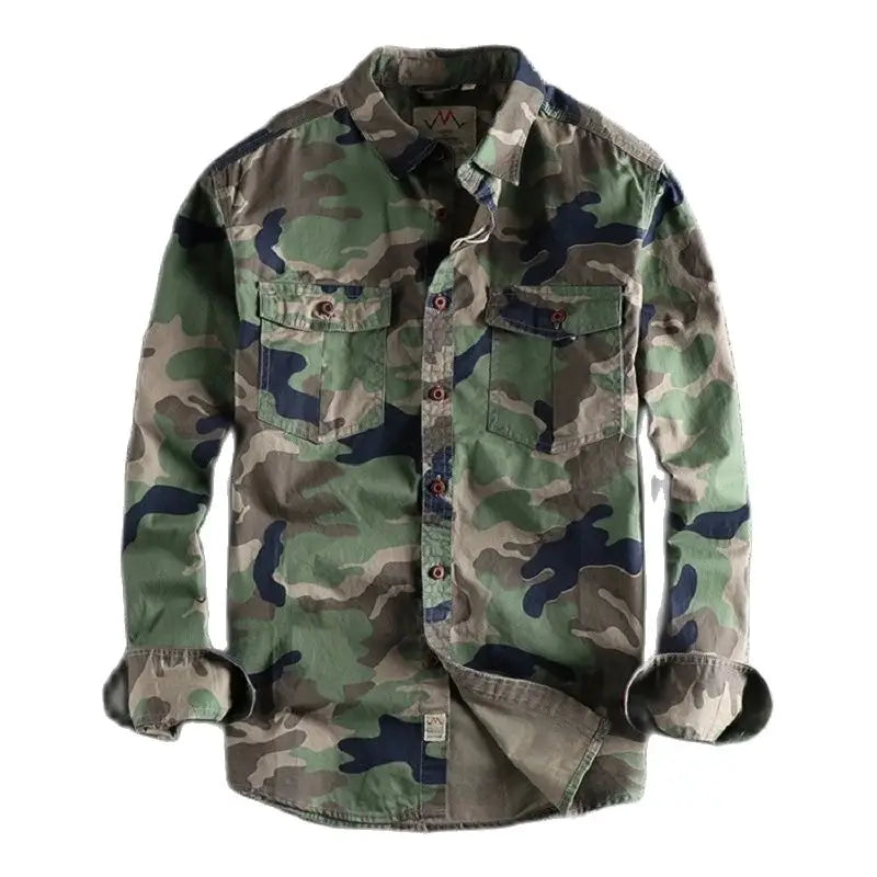 Camouflage Cargo Hiking Shirt