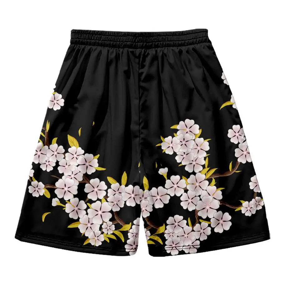 3D Cat and Flowers Kimono Shirt