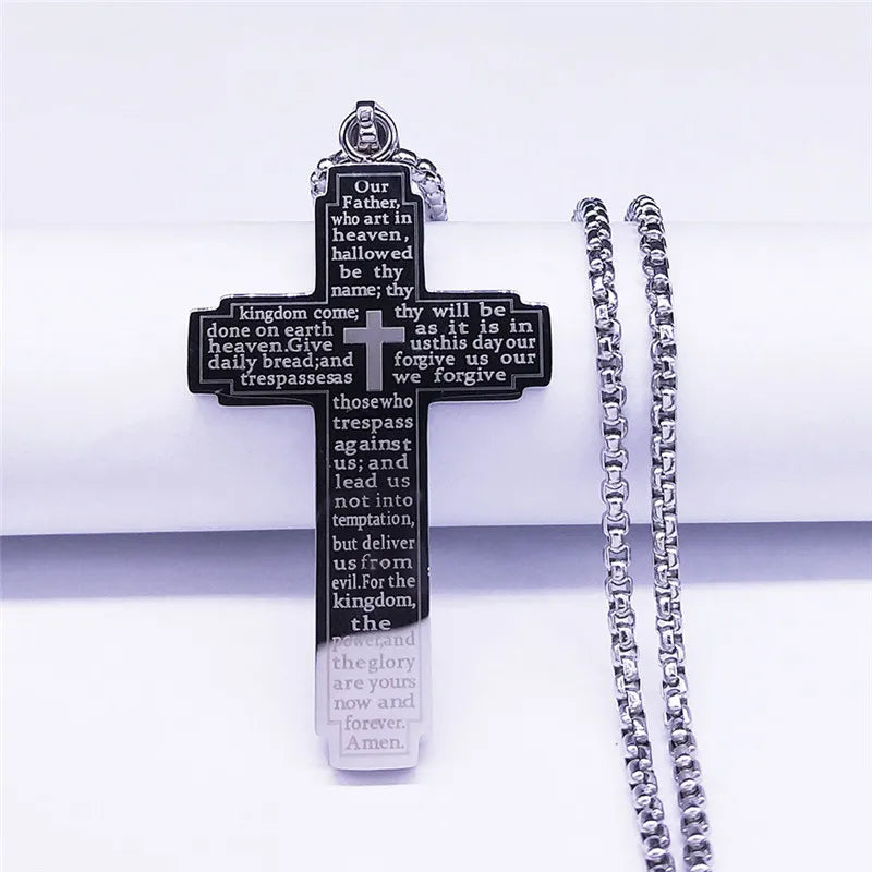 HNSP Stainless Steel Cross Chain