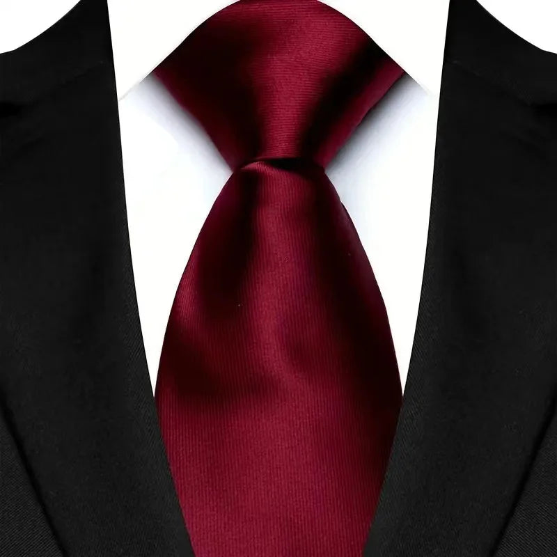 Elegant Red Tie for Men