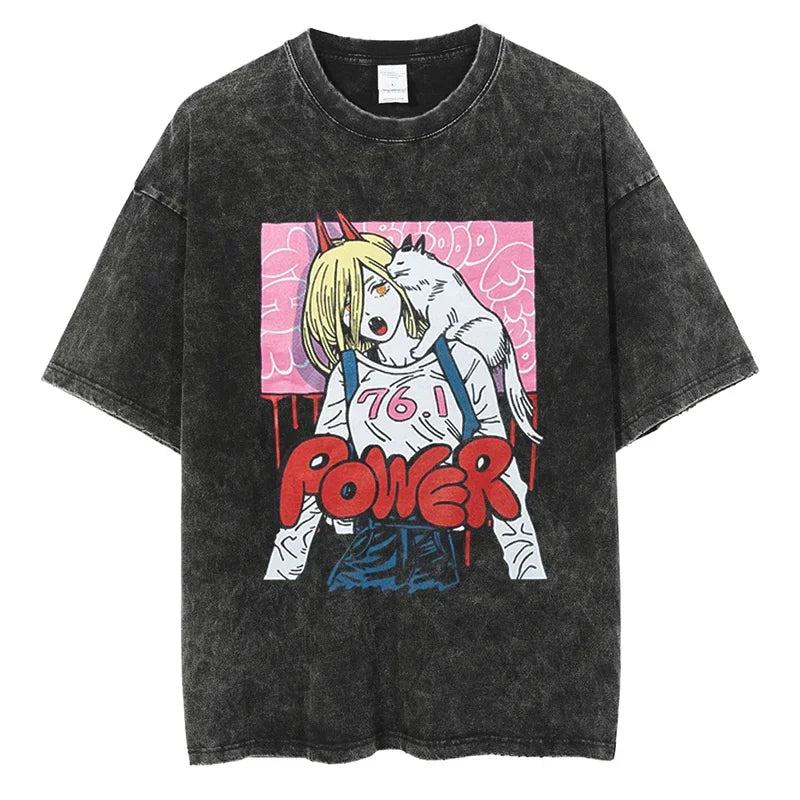 Vintage Makima Chainsaw Man Tee