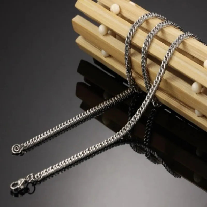 Stainless steel Cuban chain