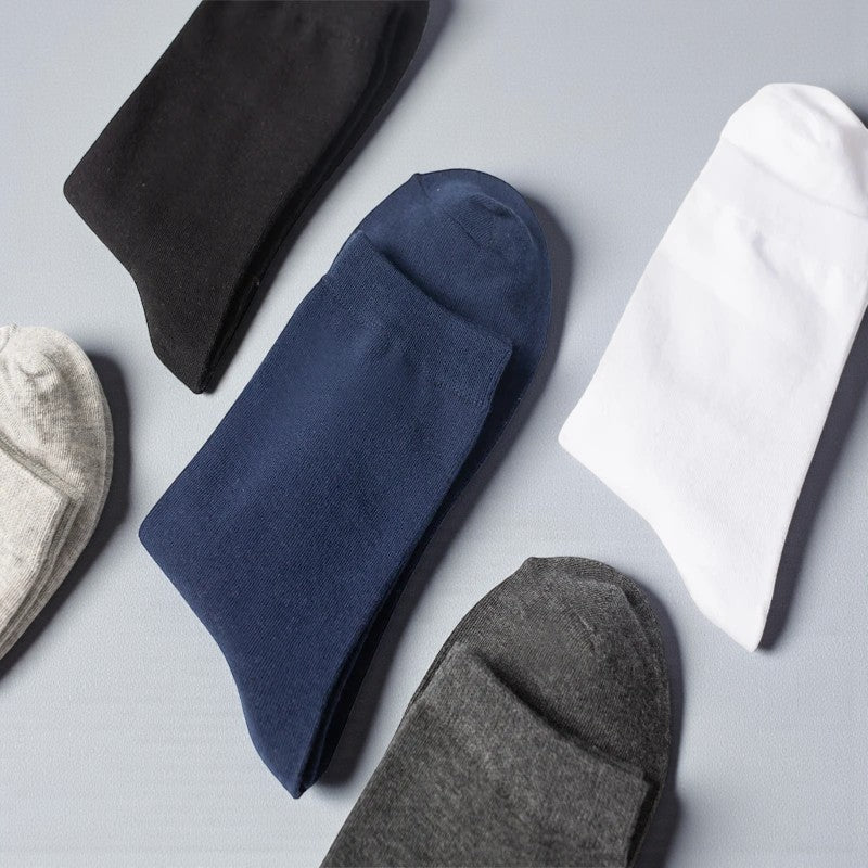 Men’s Cotton Business Socks 10 Pack – Breathable - The Crew