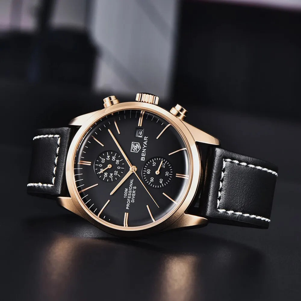 Sports Leather Watch