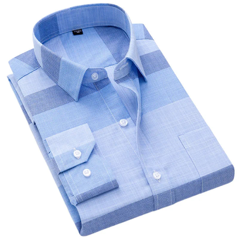 Classic Long-Sleeved Cotton Shirt
