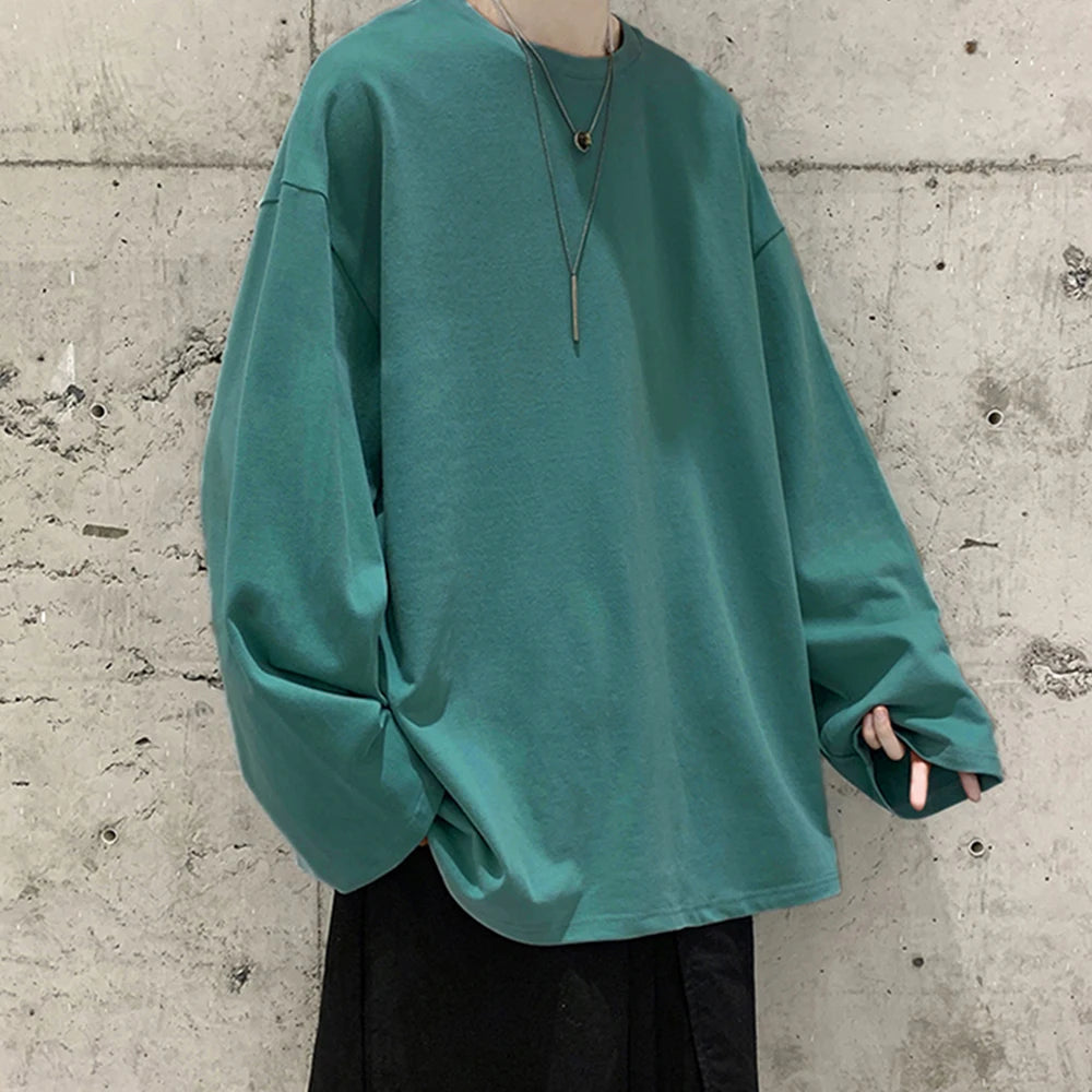 Men’s Oversized Cotton T-Shirt – Comfortable & Stylish – The Crew