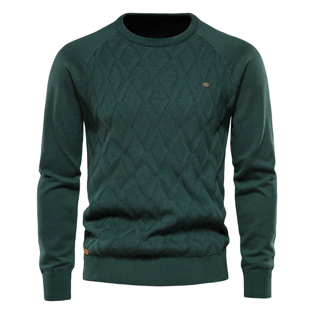 Basic Winter Diamond Sweater