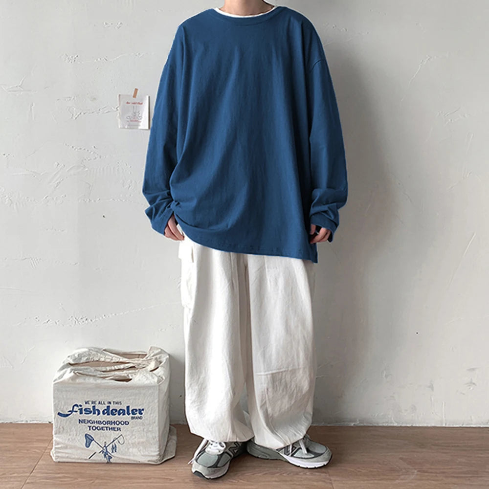 Men’s Oversized Cotton T-Shirt – Comfortable & Stylish – The Crew