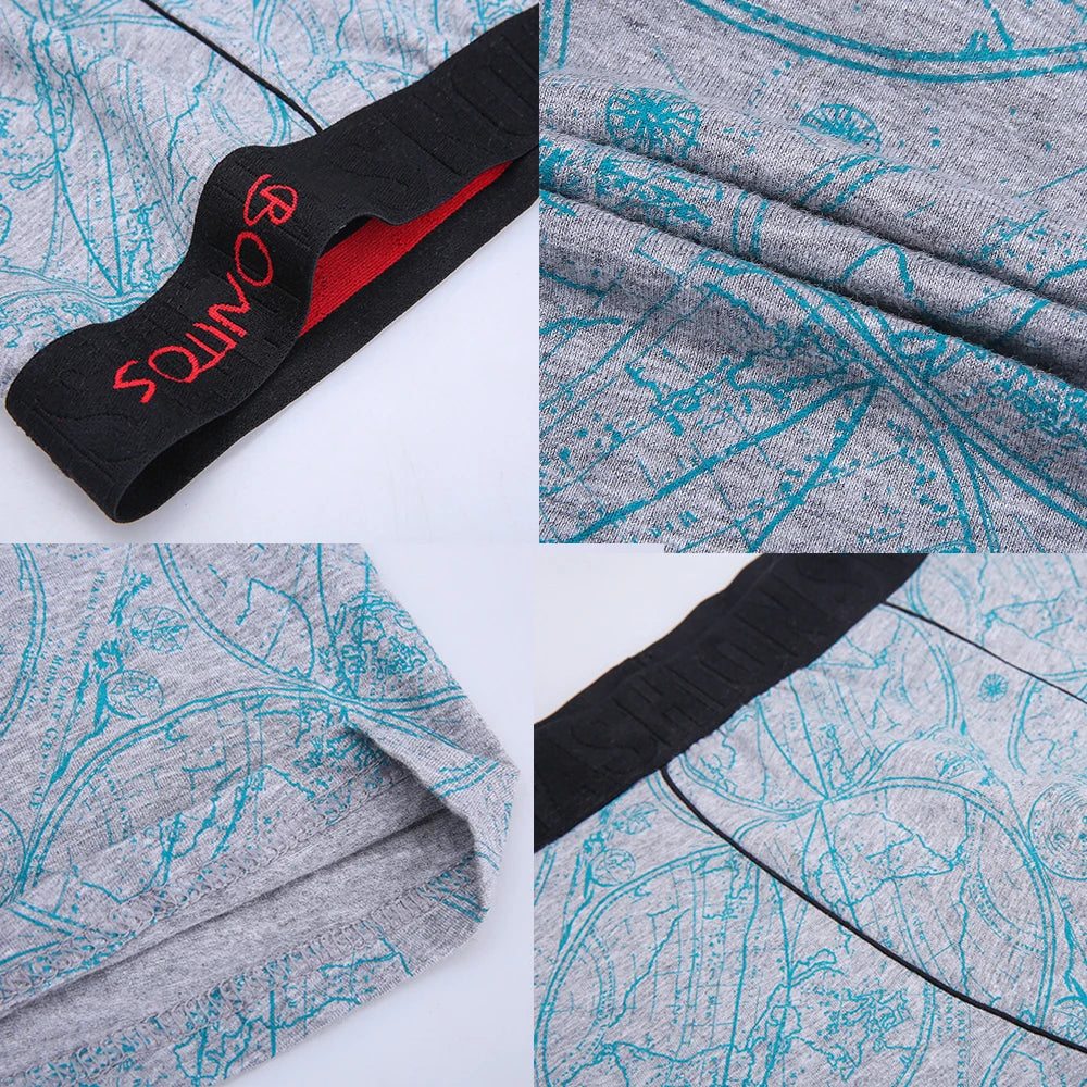 Men’s Premium Boxer Shorts Fabric And Waistband Detail – The Crew