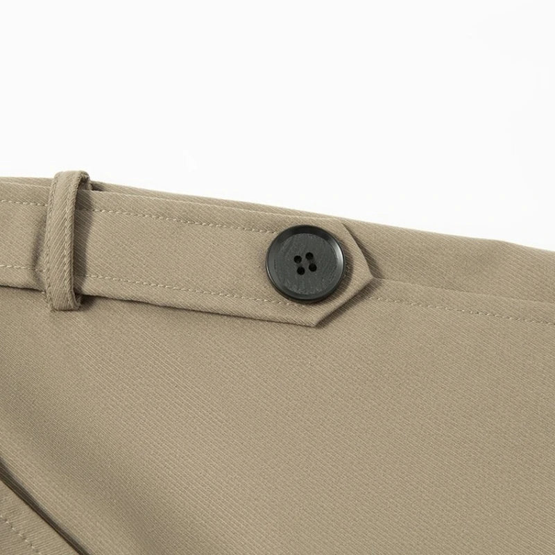 Men’s British Style Windbreaker Long Business Casual Coat - The Crew