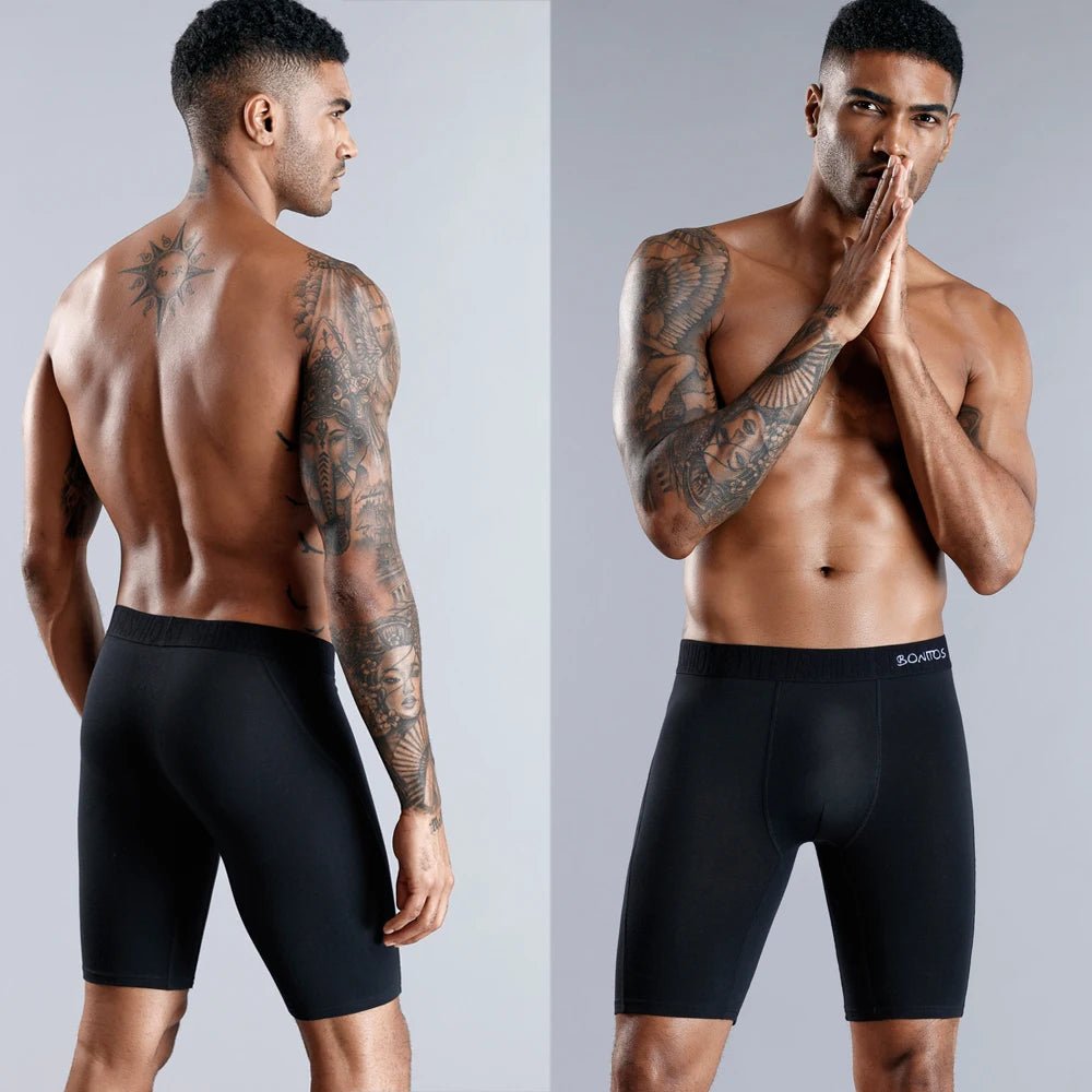 Men’s Premium Long Boxers 3 - Pack – Comfortable Fit - The Crew
