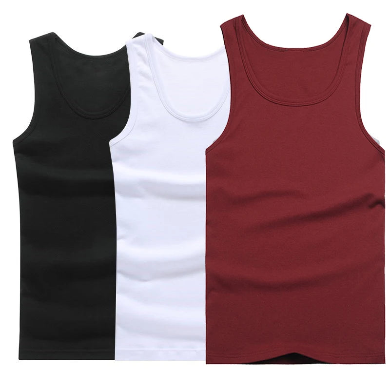 Cotton Sleeveless T-Shirt
