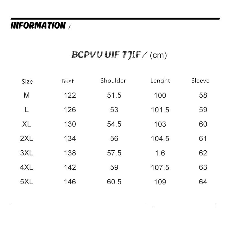 Men trench coat size chart measurement guide β The Crew
