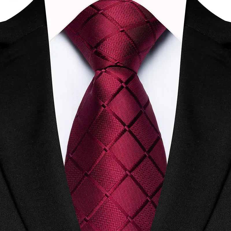 Elegant Red Tie for Men
